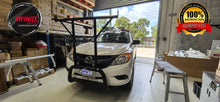 Load image into Gallery viewer, Matte Black Nudge bar With T-Rack (Mazda BT-50 2012-2020)
