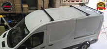 Load image into Gallery viewer, Set of 3 Heavy Duty Black Roof Racks Suitable for Ford Transit 350L High Roof Van