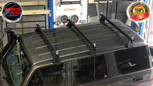 Load image into Gallery viewer, Set of 3 Heavy Duty Black Roof Rack (Toyota Toyota Landcruiser 70 Series)