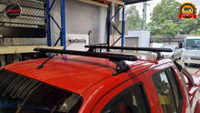 Load image into Gallery viewer, Set of 2 Black Roof Rack Fits Nissan Navara 2000-2023