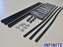 Load image into Gallery viewer, Set of 3 Heavy Duty Black Roof Rack Fit For High Roof Van