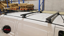 Load image into Gallery viewer, Set of 3 Heavy Duty Black Roof Racks Suitable for Peugeot Expert 2019-onwards