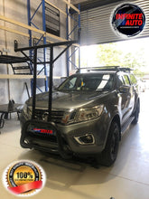 Load image into Gallery viewer, Matte Black Nudge bar With T-Rack ( Nissan Navara 2015-2021)