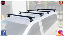 Load image into Gallery viewer, Set of 4 Heavy Duty Black Roof Racks Suitable for Mercedes-Benz Vito/ Valente 2005-onwards