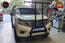 Load image into Gallery viewer, Matte Black Nudge bar With T-Rack ( Nissan Navara 2015-2021)