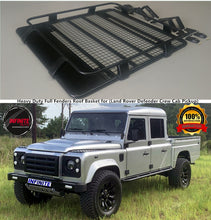 Load image into Gallery viewer, Heavy Duty Full Fenders Roof Basket for ( Land Rover Defender Crew Cab Pickup )