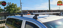 Load image into Gallery viewer, Set of 4 Heavy Duty Black Roof Racks Suitable for Mercedes-Benz Vito/ Valente 2005-onwards