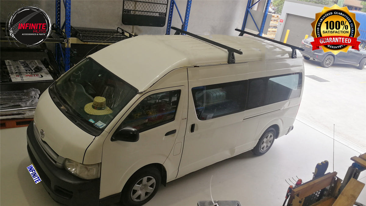 Hiace commuter roof online racks