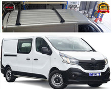 Load image into Gallery viewer, Set of 2 Heavy Duty Black Roof Rack Suit Renault Trafic 2018-2024