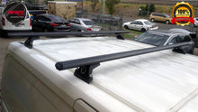 Load image into Gallery viewer, Set of 2 Heavy Duty Black Roof Rack (Toyota Hiace LWB 2019-2023)