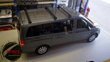 Load image into Gallery viewer, Set of 3 Heavy Duty Black Roof Racks Suitable for Mercedes-Benz Vito/ Valente 2005-onwards