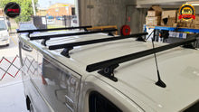 Load image into Gallery viewer, Set of 4 Heavy Duty Black H Bar Roof Racks Suit Mitsubishi Express 2020-2024