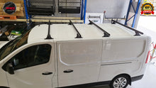 Load image into Gallery viewer, Set of 4 Heavy Duty Black H Bar Roof Racks Suit for Renault Trafic 2018-2023