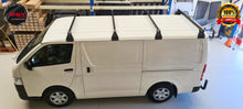 Load image into Gallery viewer, Set of 4 Heavy Duty Black Roof Racks fits (Toyota Hiace LWB1982-2018)