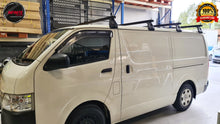 Load image into Gallery viewer, Set of 4 Heavy Duty Black Roof Racks fits (Toyota Hiace LWB1982-2018)