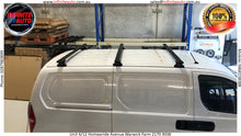 Load image into Gallery viewer, Set of 3 Heavy Duty Black Roof Racks Suitable for Ford Transit Custom 2015-onwards