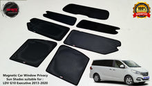 Load image into Gallery viewer, Magnetic Car Window Privacy Sun Shades suitable for LDV G10 Executive 2015-onwards