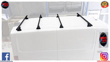 Load image into Gallery viewer, Set of 4 Heavy Duty H-Bar Black Roof Rack Suitable for Renault Trafic 2018-2024