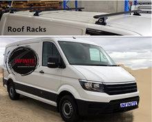 Load image into Gallery viewer, Set of 3 Heavy Duty Black Roof Rack Suitable for Volkswagen Crafter 2007-onwards