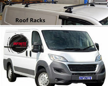 Load image into Gallery viewer, Set of 3 Heavy Duty Black Roof Rack Suitable for Fiat Ducato 2002-2023