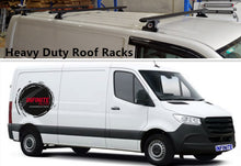 Load image into Gallery viewer, Set of 3 Heavy Duty Black Roof Racks Suitable for Mercedes-Benz Sprinter 2005-onwards