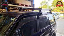 Load image into Gallery viewer, Set of 2 Universal Heavy Duty Roof Rack Fit For Gutter Rail Mount Vehicles
