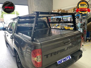 Adjustable Tub Rack System Suitable for Ute's Roller Shutter Track Mount System