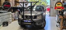 Load image into Gallery viewer, Matte Black Nudge bar With T-Rack ( Nissan Navara D40 2005-2014)
