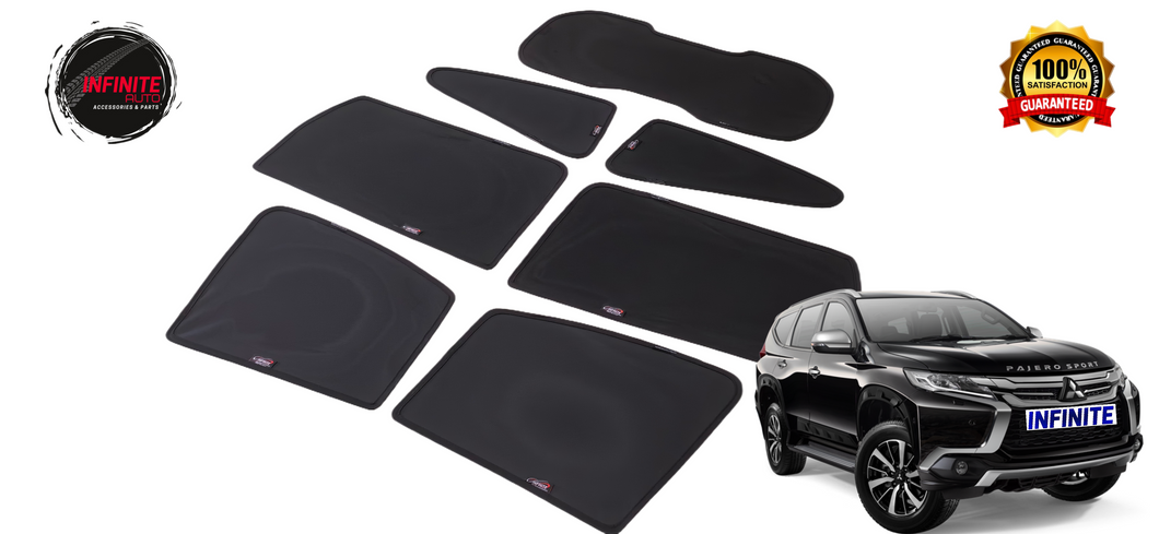 Magnetic Car Window Privacy Sun Shades Suitable for Mitsubishi Pajero Sport 2015-onwards