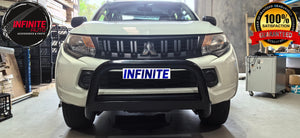 Black Nudge bar (Mitsubishi Triton / Pajero Sport 2015-2024 )