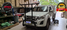 Load image into Gallery viewer, Matte Black Nudge bar With T-Rack (Isuzu D-MAX 2012-2020)
