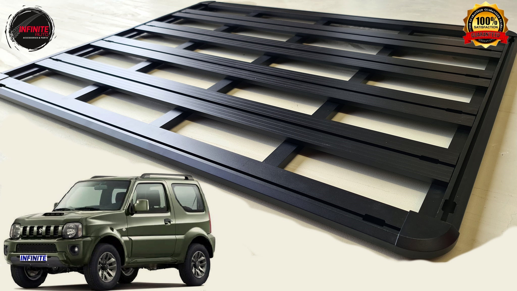 Maruti Jimny Accessories Detailed – Side Cladding, Roof Rails