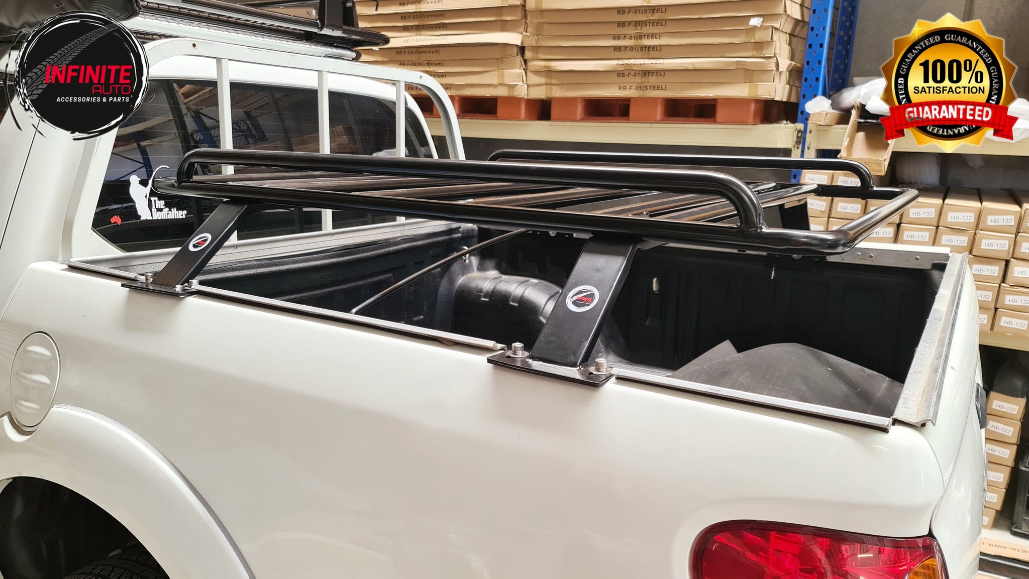 Ute T Rack Universal Low Tub Rack System for Ute's – Infinite Auto