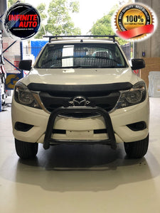 Matte Black Nudge bar With T-Rack (Mazda BT-50 2012-2020)