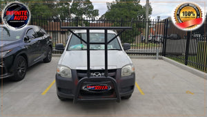 Matte Black Nudge bar With T-Rack (Mazda BT-50 2005-2011)