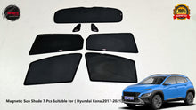 Load image into Gallery viewer, Magnetic Car Window Privacy Sun Shade 7 Pcs Suitable for ( Hyundai Kona 2017-onwards)
