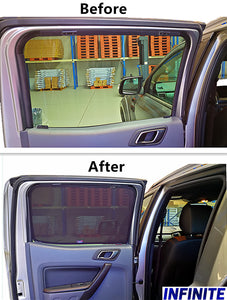 Magnetic Car Window Privacy Sun Shades Suitable for FORD RANGER PX2 & 3 2015-2022