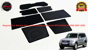 Magnetic Car Window Privacy Sun Shades Suitable for MITSUBISHI PAJERO 2007-2020