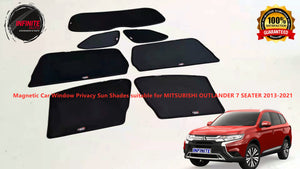 Magnetic Car Window Privacy Sun Shades Suitable for MITSUBISHI OUTLANDER 7 SEATER 2013-2021