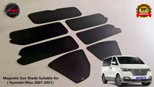 Load image into Gallery viewer, Magnetic Car Window Privacy Sun Shade 7 Pcs suitable for ( Hyundai iMax 2007-2021)
