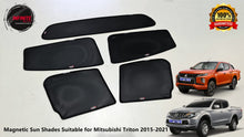 Load image into Gallery viewer, Magnetic Car Window Privacy Sun Shades 5 Pcs Suitable for Mitsubishi Triton 2015-onwards
