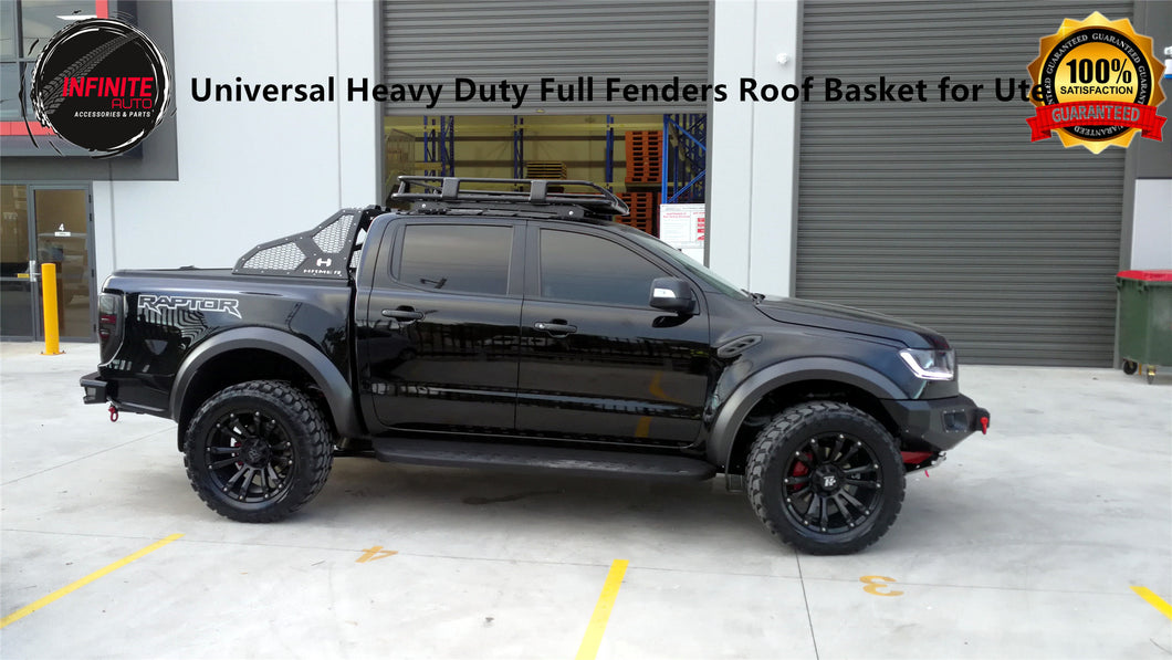 Universal  Heavy Duty Full Fenders Roof Basket  for Ute