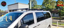 Load image into Gallery viewer, Set of 4  Heavy Duty Black Roof Racks Suitable for Mercedes-Benz Vito/ Valente 2005-onwards
