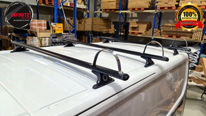 Set of 3  Heavy Duty Black Roof Rack Suit Mitsubishi Express 2020-onwards