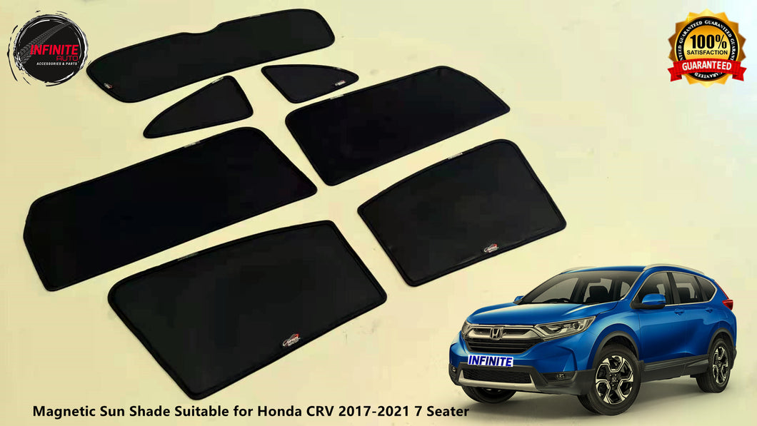 Magnetic Car Window Privacy Sun Shades Suitable for HONDA CRV 7 SEAT 2017-onwards