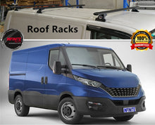 Load image into Gallery viewer, Set of 3  Heavy Duty Black Roof Rack Suitable for Iveco Daily Van 2015-onwards
