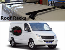 Load image into Gallery viewer, Set of 3  Heavy Duty Black Roof Rack Suitable for LDV V80  2013-onwards
